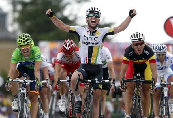 Mark Cavendish (HTC-Highroad) gets it