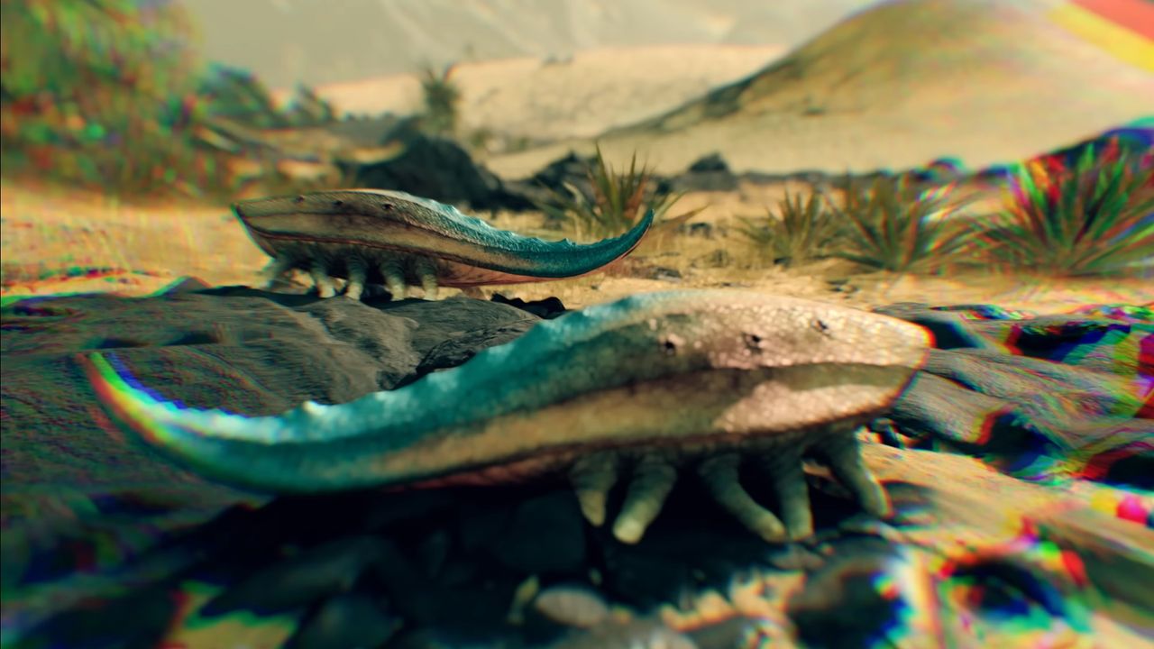 Promotional screenshot of alien life in Starfield