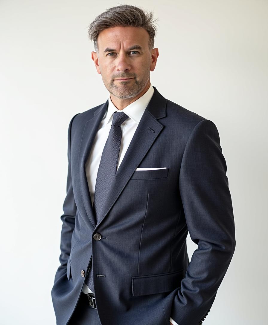 Headshot of Ken Eagle in a suit.