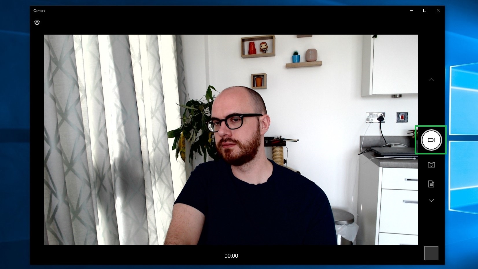 How to test a webcam in Windows 10 step 2: Check camera view