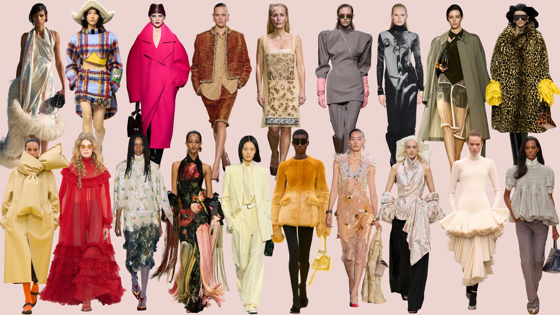 Models on the autumn/winter 2026 runway