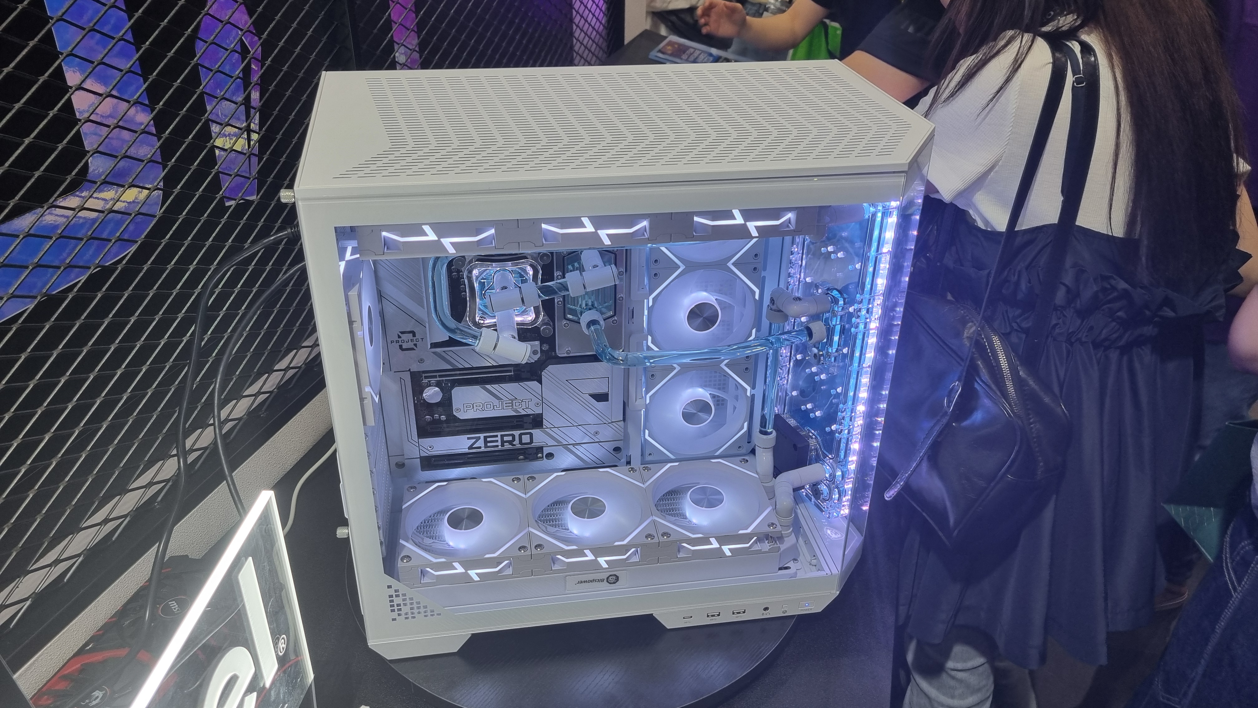 Mystery RAM slots, watercooled Nvidia GPUs, and dragons galore: The MSI booth was jam packed with PC gaming gear (and crowds) at Computex 2024