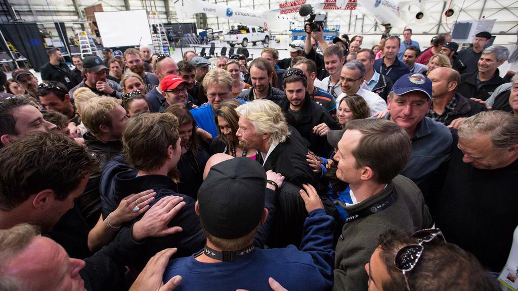 Branson Meets with Employees