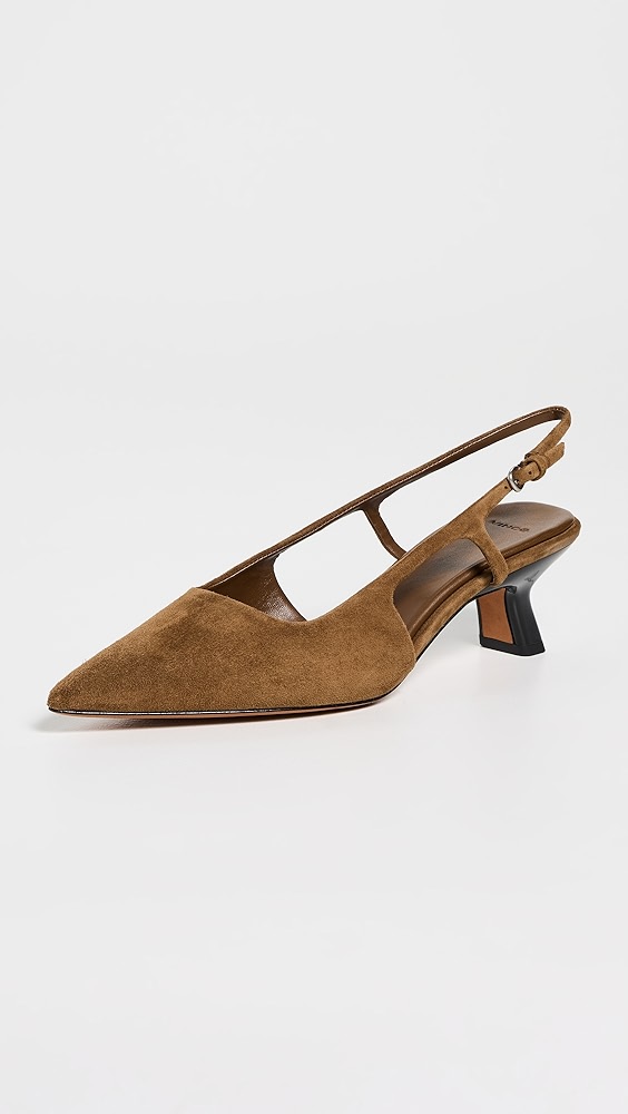 Vince Bianca Slingback Pumps