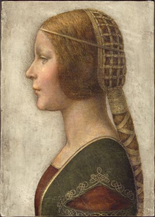 The debated portrait might have been created by Leonardo da Vinci.