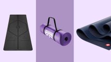 A selection of yoga mats, highlighting the key varieties and points to consider when learning how to choose a yoga mat
