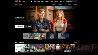 The iPlayer home page showing Daddy Issue and other shows.