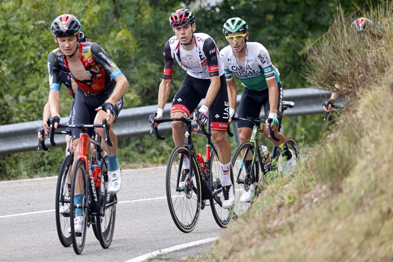 Vuelta Espana 2021 - 76th Edition - 18th stage Salas - Altu d&acirc;El Gamoniteiru 162,6 km - 02/09/2021 - David De La Cruz (ESP - UAE Team Emirates) - photo Luis Angel Gomez/BettiniPhoto&Acirc;&copy;2021