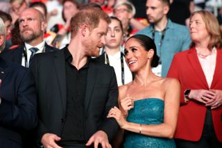 Prince Harry and Meghan Markle at the 2023 Invictus Games
