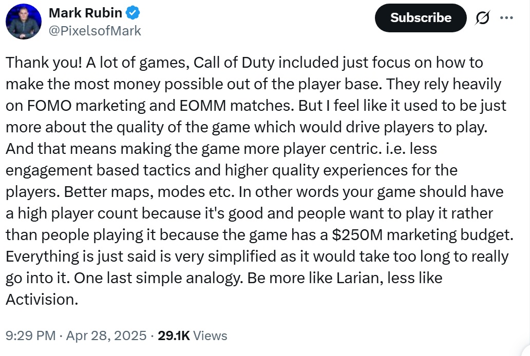 mark rubin X post