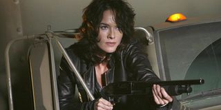 Lena Headey in Terminator: the Sarah Connor Chronicles