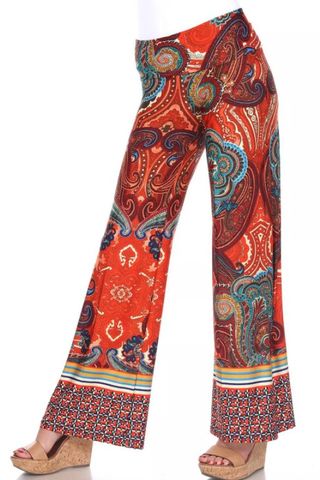 shopping paisley patterned pants