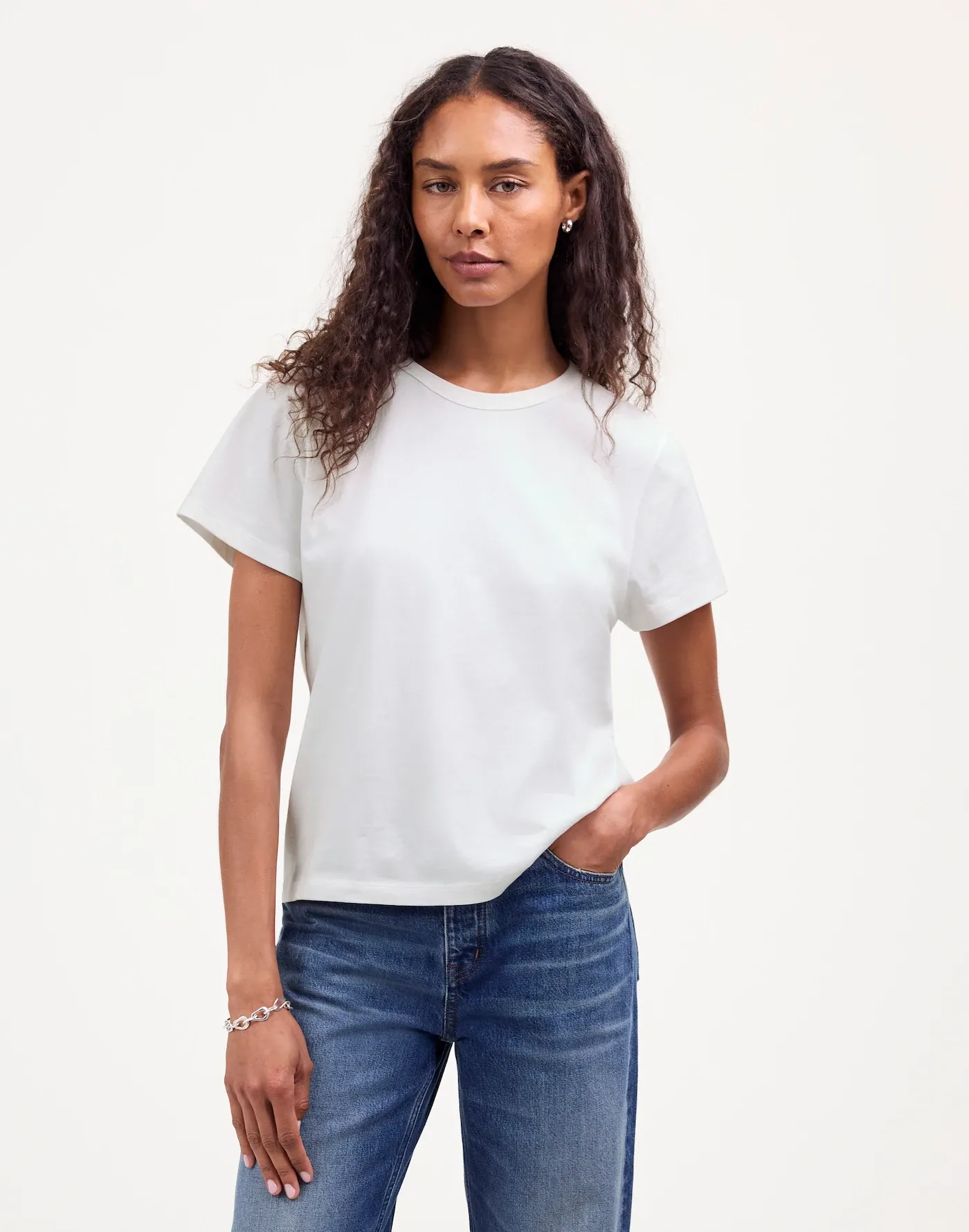 Madewell , The Perfect Crewneck Tee in Cotton