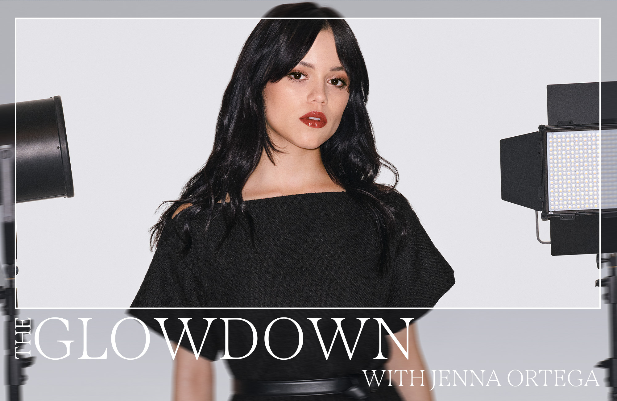 Jenna Ortega as the face of the new Rouge Dior On Stage collection
