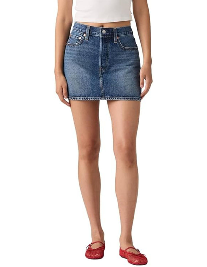 Levi's Women's Icon Skirt, (new) Beautiful Target (non-Stretch), 31, Standard