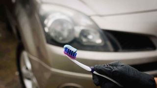 How to clear cloudy headlights with toothpaste &mdash; and the step you can't skip