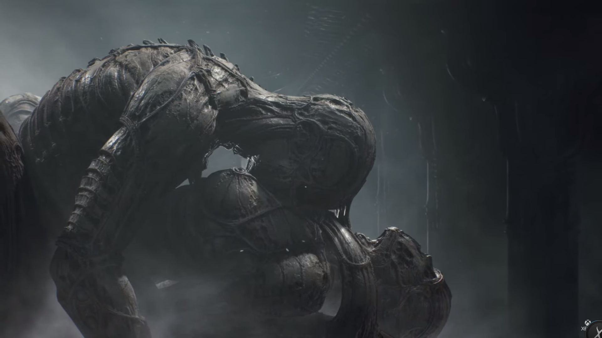 Uno screenshot preso dal trailer di Scorn.
