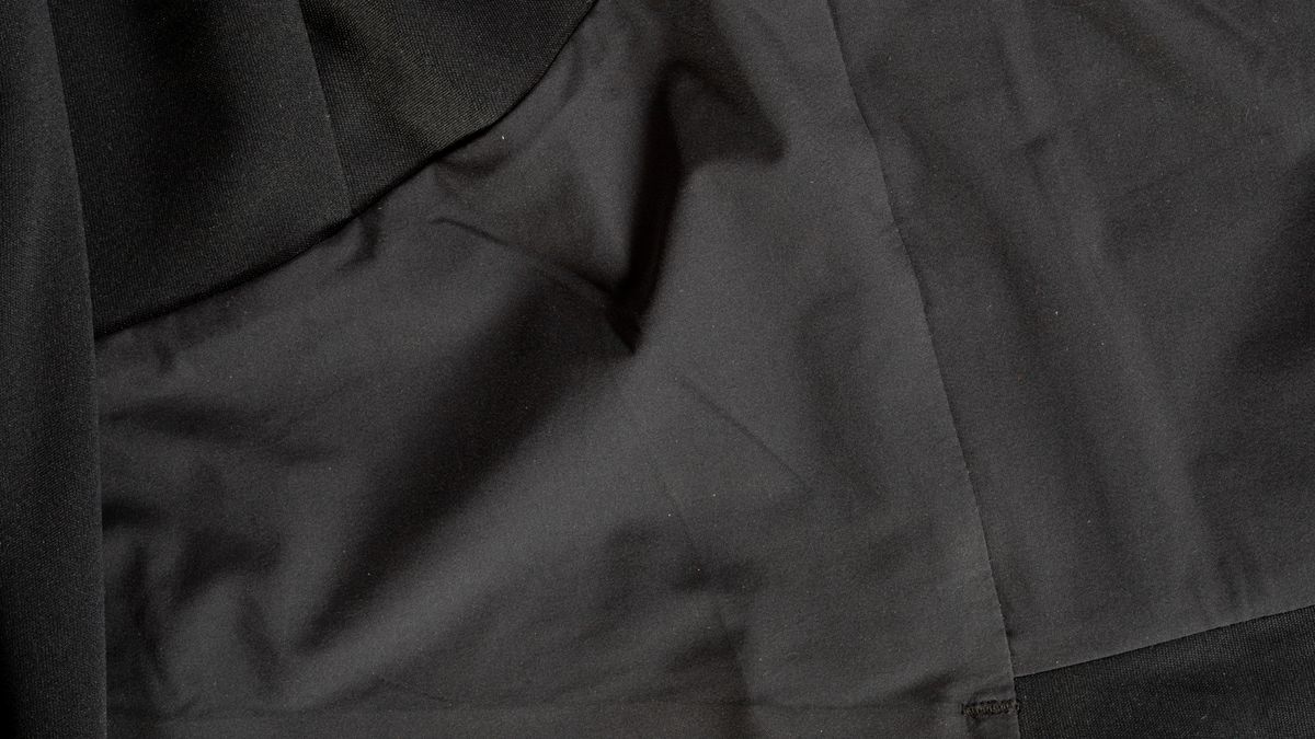Rapha Pro Team Long Sleeve Gore-Tex Infinium Jersey extra stretch material on the front