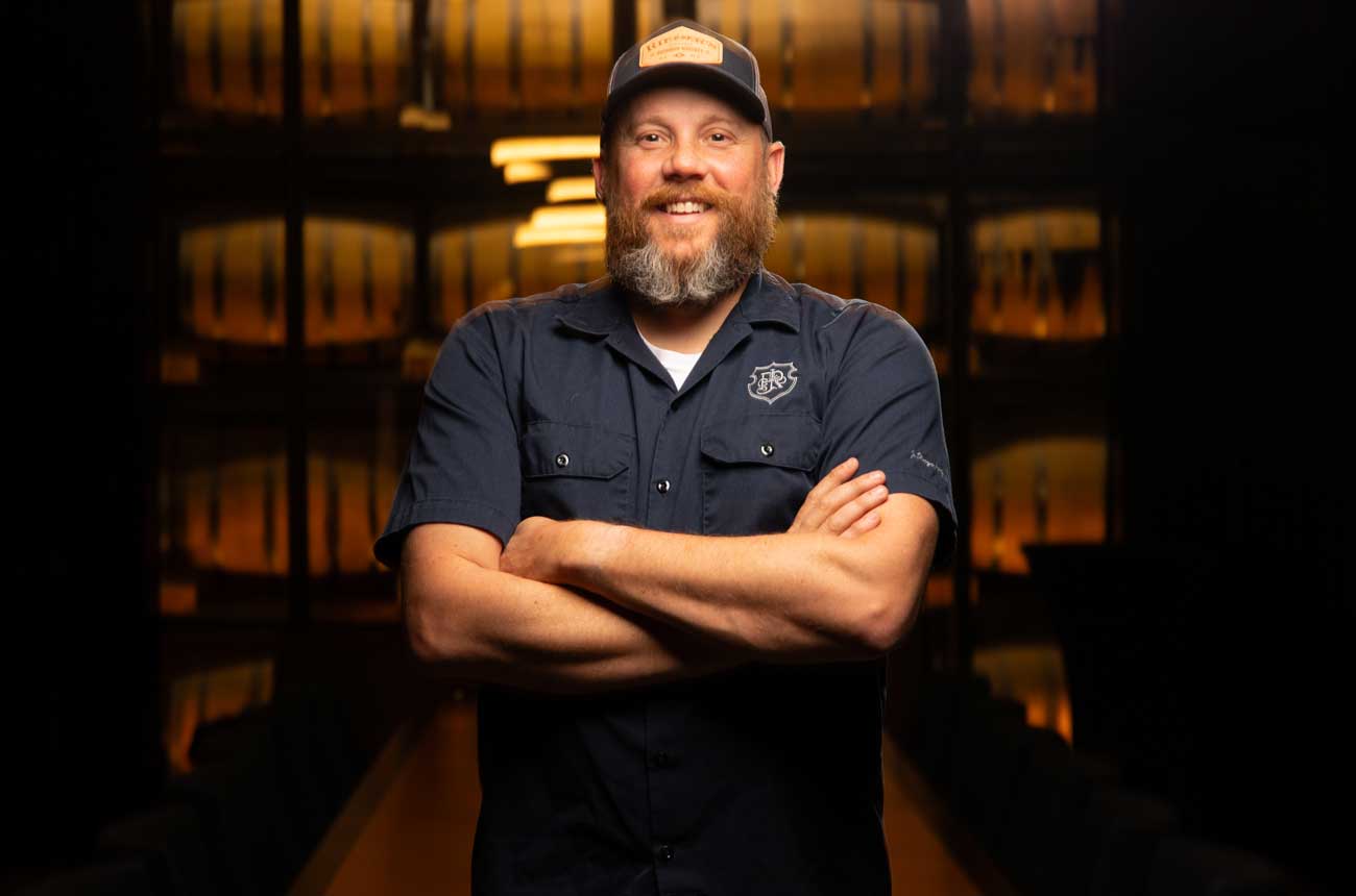 Master Distiller Nathan Perry of J Rieger &amp;amp; Co in Kansas City