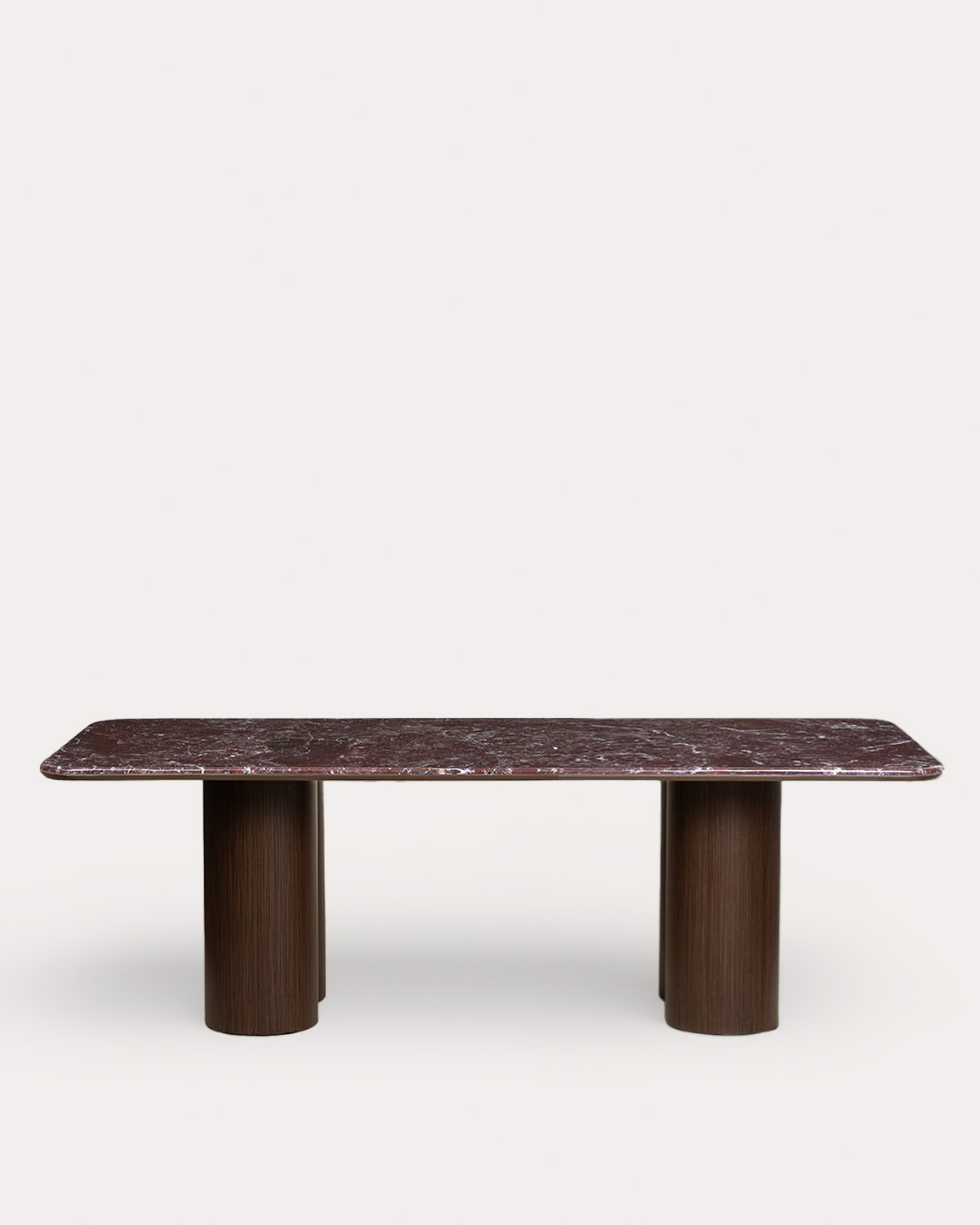 Rectangular Marble and Wood Dining Table (240x110 Cm) Aegir