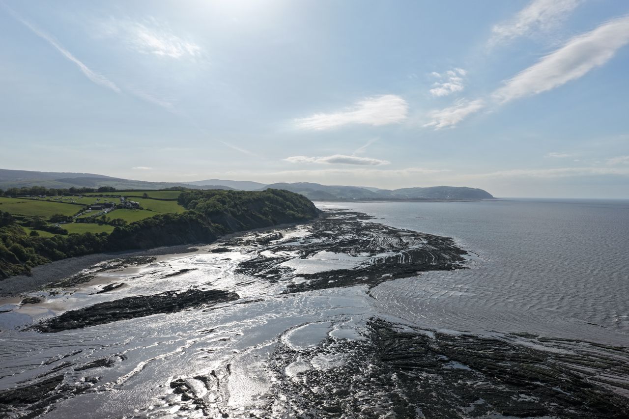A photo taken with a DJI Mavic 4 Pro consumer drone