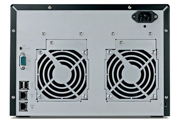 The rear of the Buffalo TeraStation Pro 8 Bay.