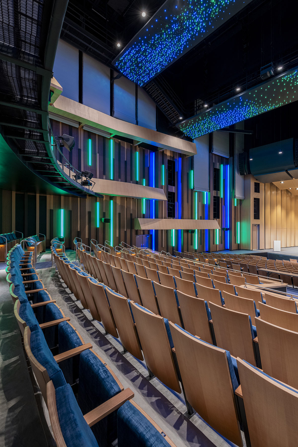 The Main Theater at Cy-Fair ISD&amp;rsquo;s new VPAC is equipped with an L-Acoustics A Series-based loudspeaker system featuring L-ISA Immersive Hyperreal technology.