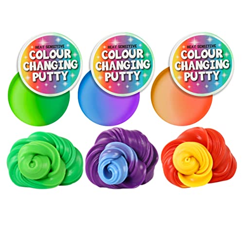 Colour Changing Slime Putty, 1, Pack, Random Colour, Fun Novelty, Magical, Heat Sensitive, Stress Relief, Great for Children and Adults