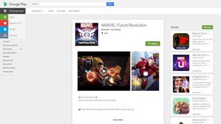 Click Pre-Register on the Marvel Future Revolution page