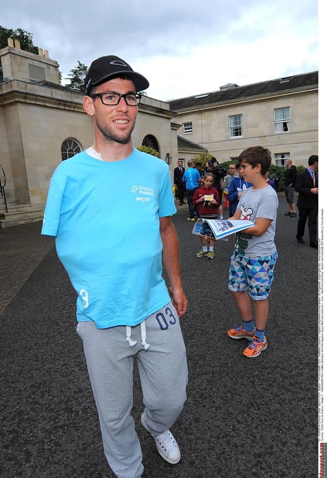 Mark Cavendish officially withdrew this morning from the Tour de France