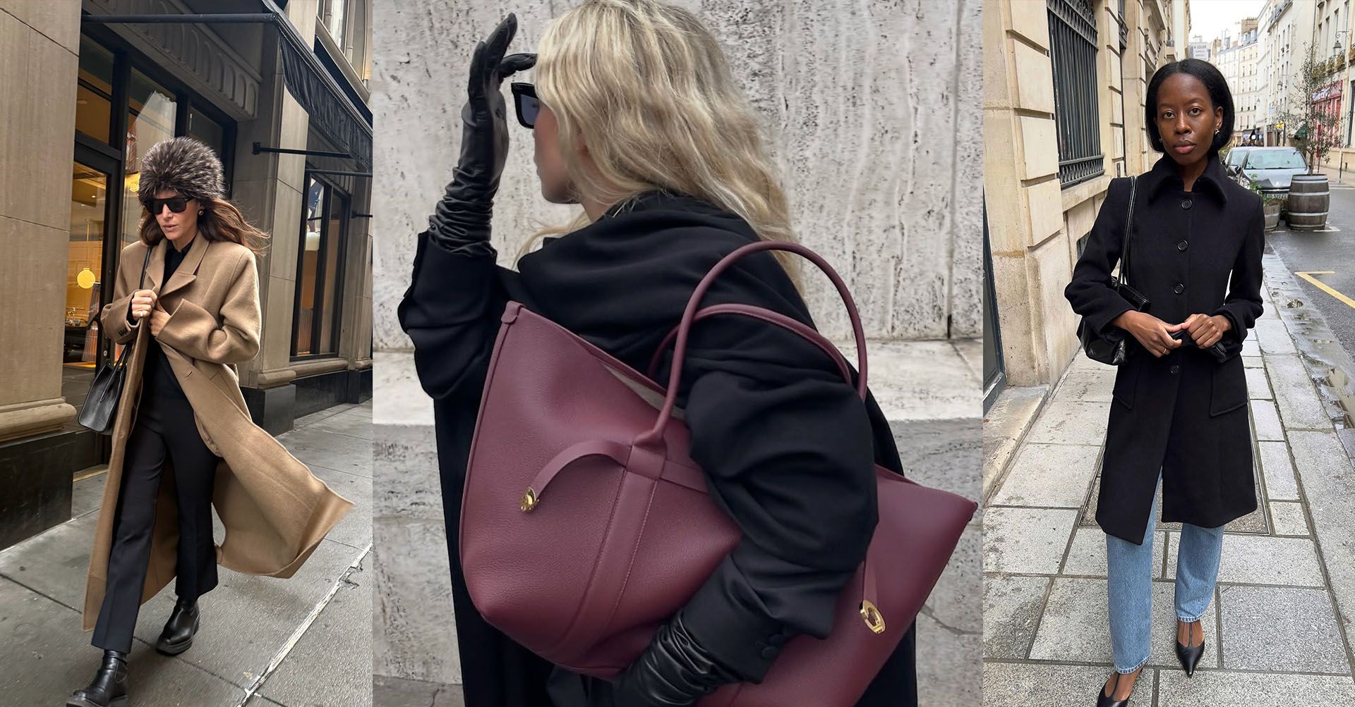 Problem Solved: 24 Winter Bags That Are Chic and Won't Slip Off Your Coat Shoulder
