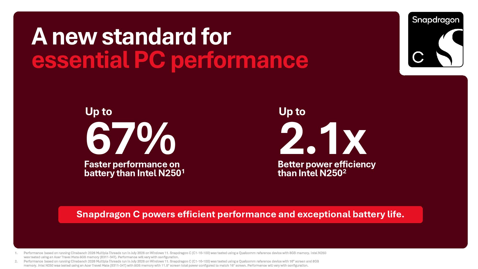 Qualcomm Snapdragon C overview deck