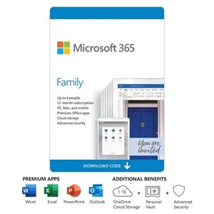 Microsoft 365 family subscription