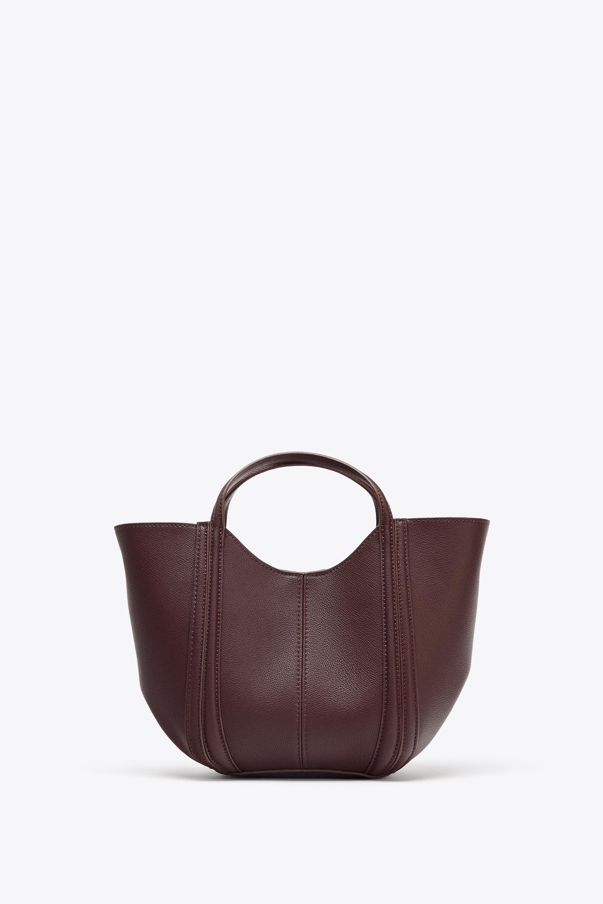 Mini City Bag With Topstitching