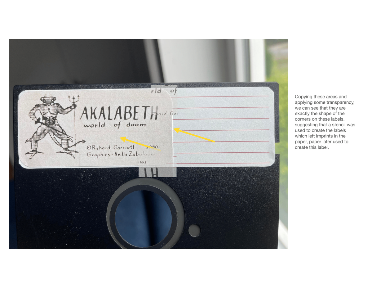 Evidence of alleged game forgeries