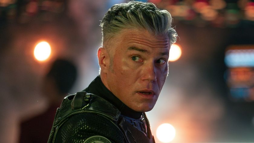 Pike looking alarmed 