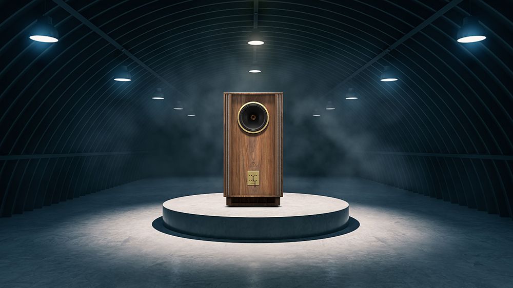 Tannoy Autograph 12 under spotlights