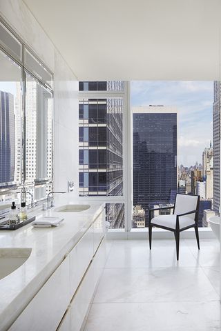 NY skyscraper views from Baccarat Residence NYC Architect Joe Serrins Studio