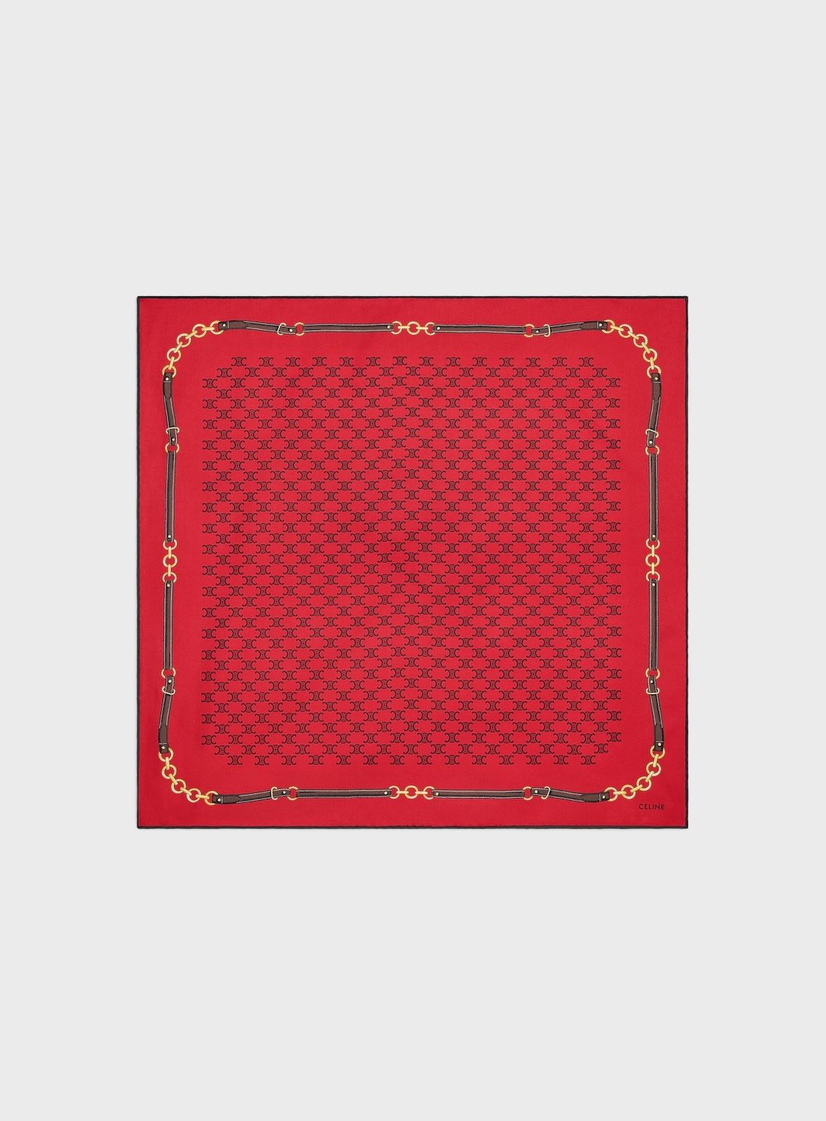 CELINE, Bandana in Heritage Silk Twill