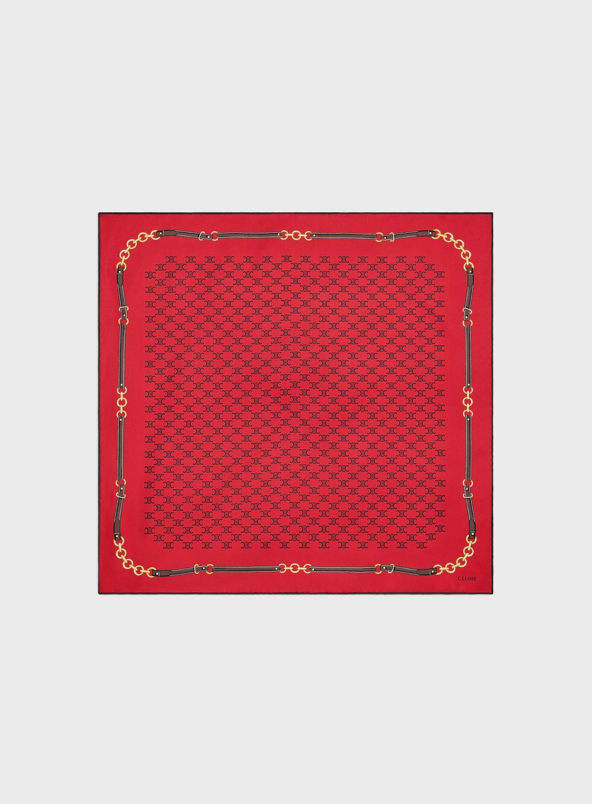 CELINE, Bandana in Heritage Silk Twill