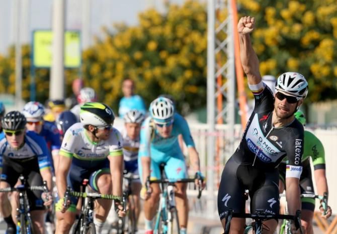 Tom Boonen sprints to victory in stage 4 in Qatar