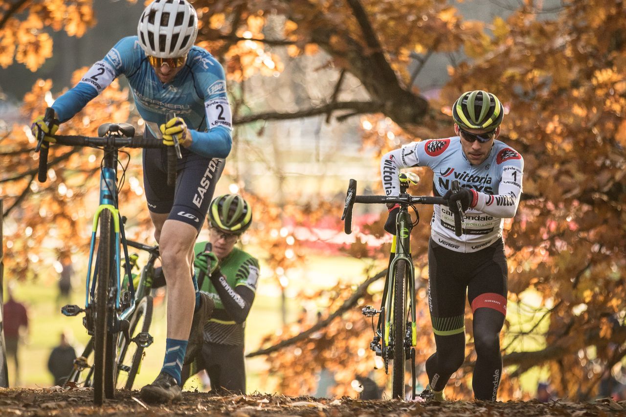 Curtis White chasing Jack Kisseberth