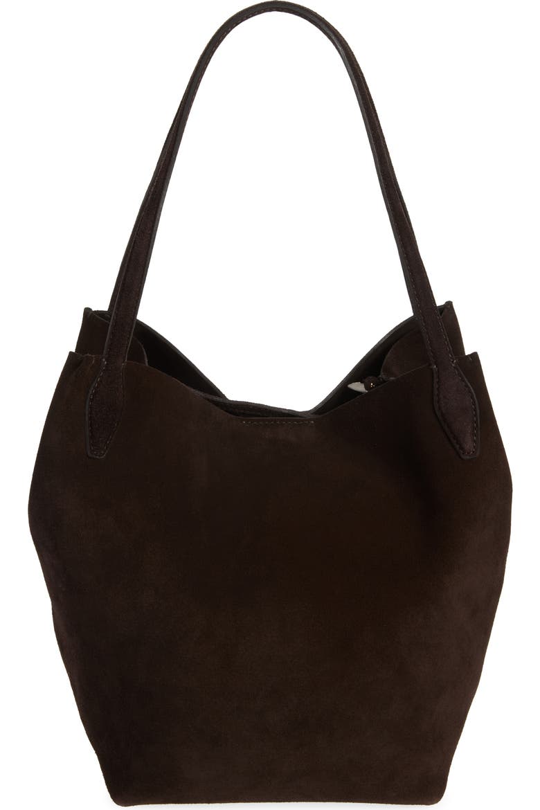 The Shopper Tote in Soft Grain Suede