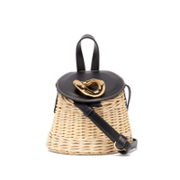 JW ANDERSON Chain Lid leather and wicker shoulder bag, Was £1,290, Now £774 (40% off) at MATCHESFASHION