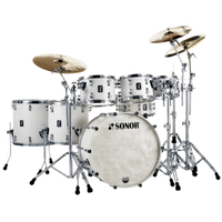 Sonor SQ1Birch | 7-ply, 7mm (toms and snare), 10-ply, 10mm (bass drum)
