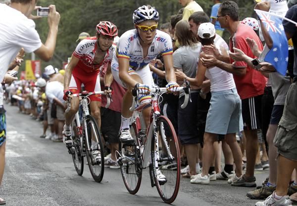 Alexandr Pliuschin (Team Katusha) on the final climb