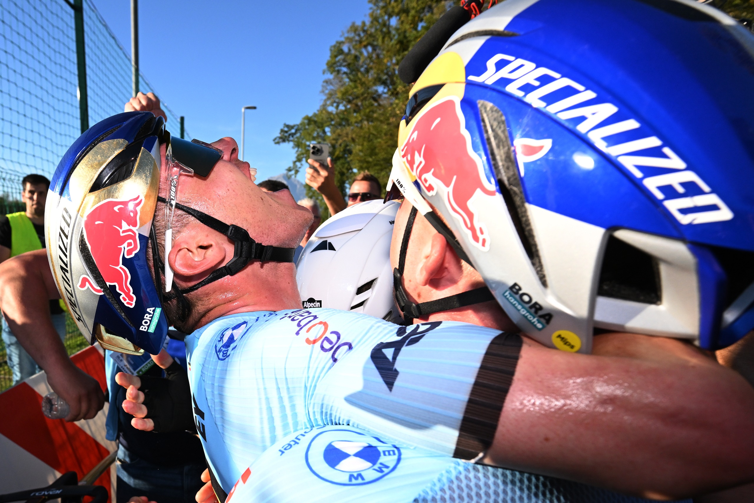 Remco Evenepoel after winning European Champs Road Race 2026