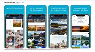 Amazon Photos' app demonstrated on iPhones