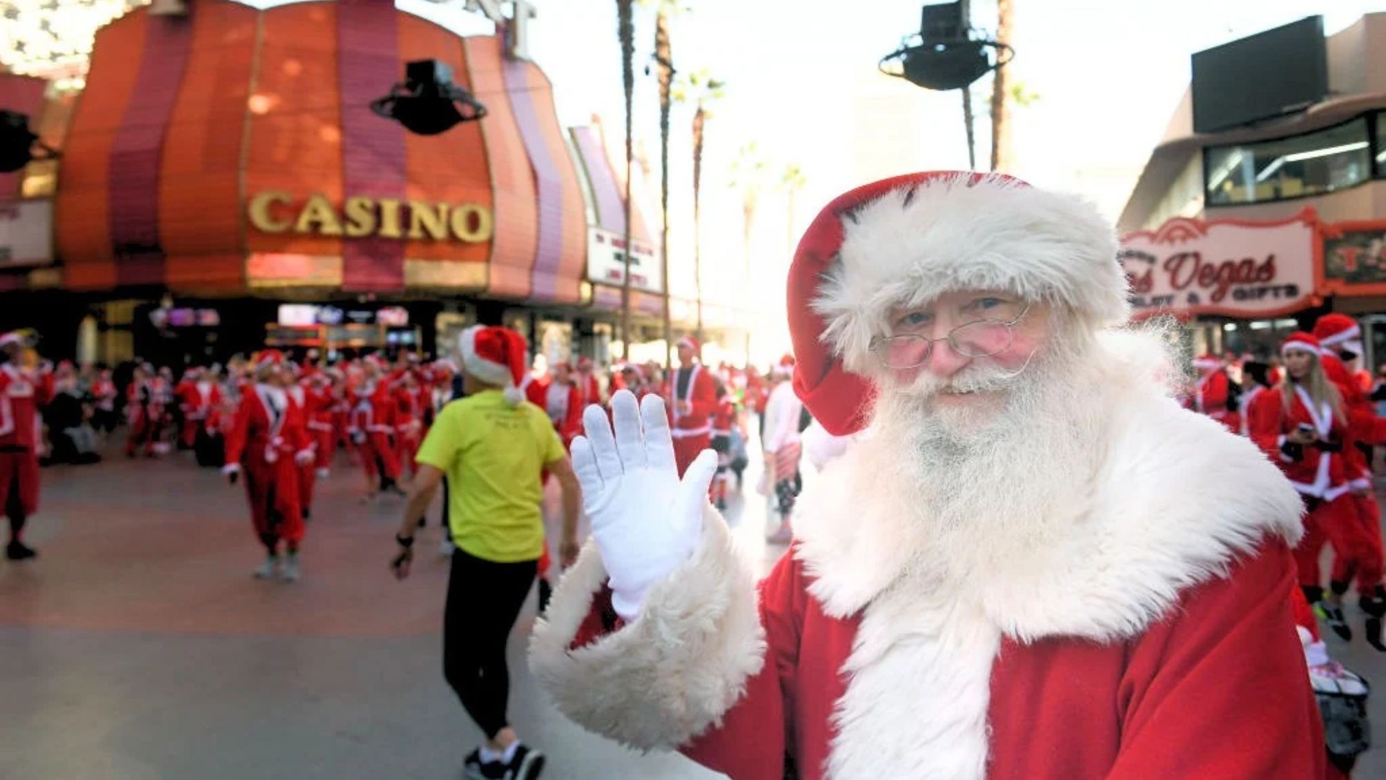 Las Vegas Great Santa Run on Fremont Street