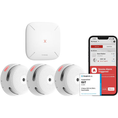 Wi-Fi smoke alarm bundle
